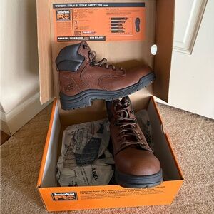 NWT Timberland PRO Women’s Titan Dark Brown Boots